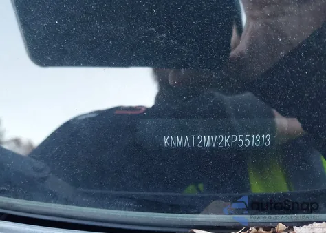 2019 Nissan Rogue Sv z USA, uszkodzony, nr VIN KNMAT2MV2KP551313